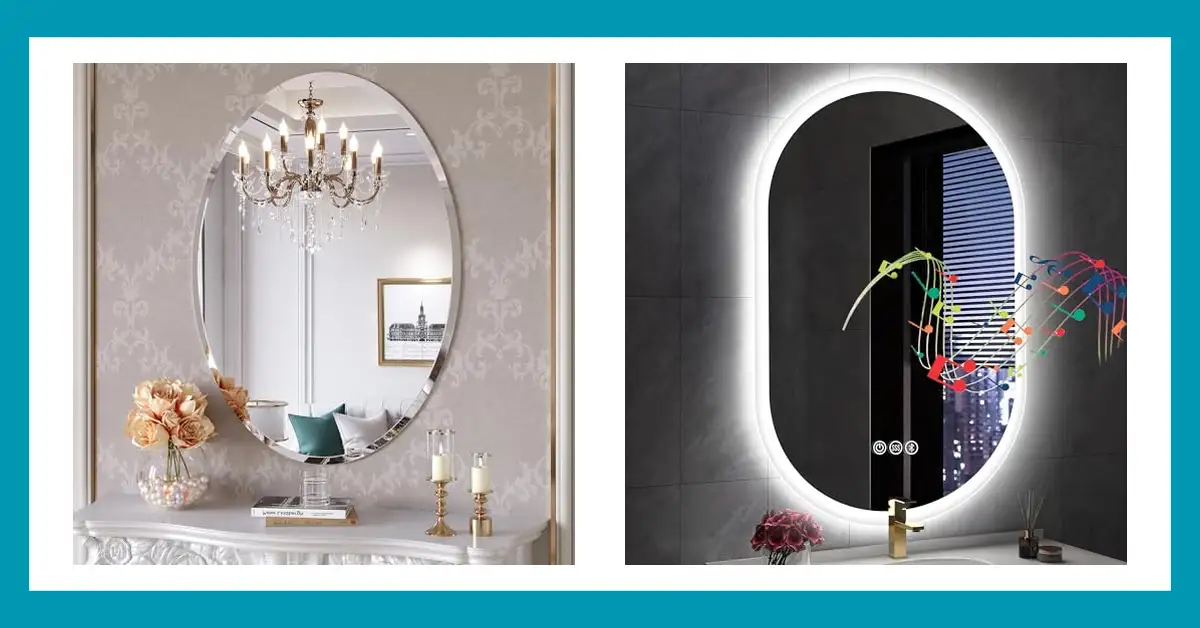 10 Stunning Options for the Best Oval Bathroom Mirrors