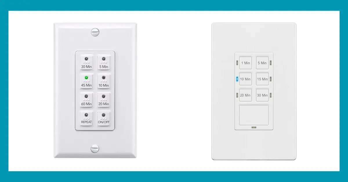 Top 10 Reviews of the Best Bathroom Fan Timer Switch