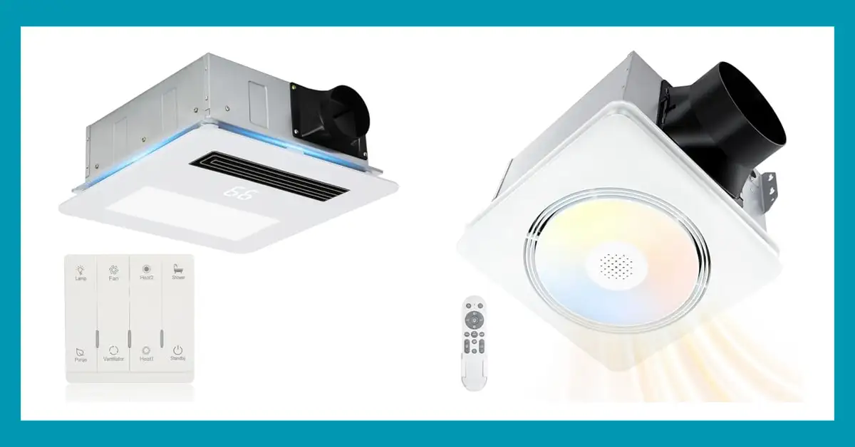Top 10 Reviews of the Best Bathroom Fan with Heater Options
