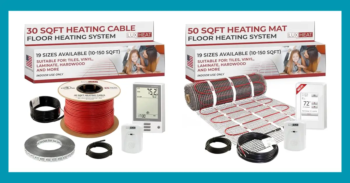 Top 10 Reviews of the Best Bathroom Floor Heating System