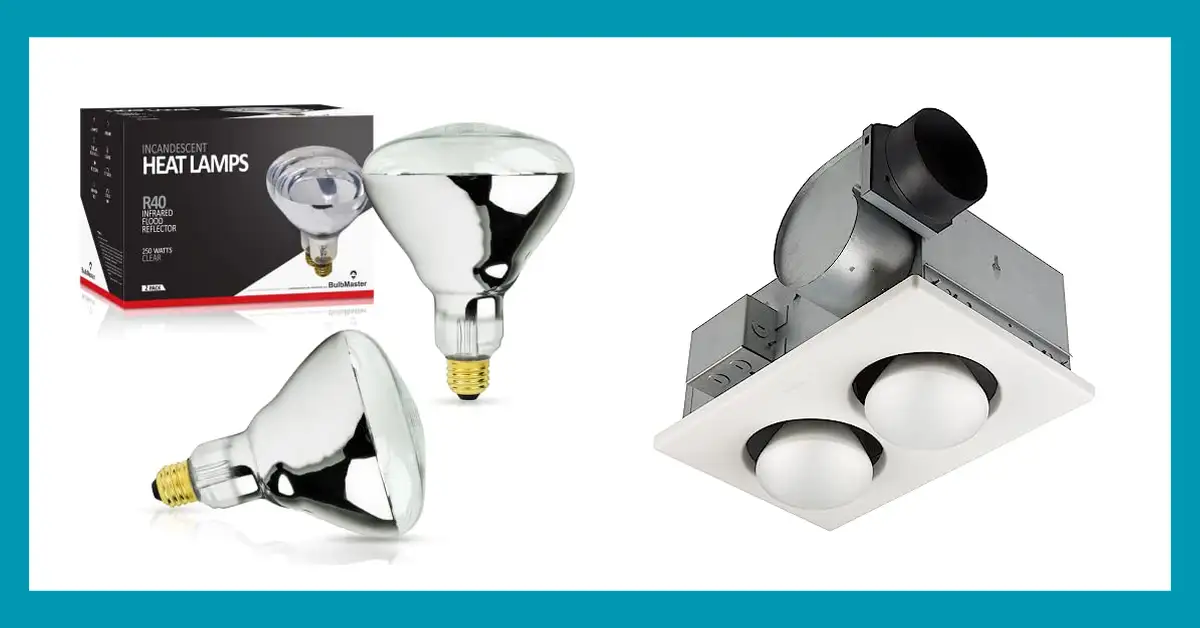 Top 10 Reviews of the Best Heat Lamp for Bathroom Use